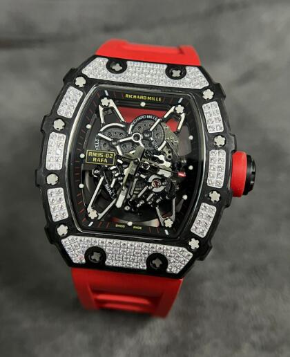 Richard Mille Replica Watch Rafael Nadal RM 35-02 Black Diamonds